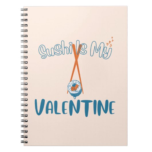 Sushi is mijn Valentijn Notitieboek (Voorkant)