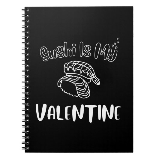 Sushi is mijn Valentijn Notitieboek (Voorkant)