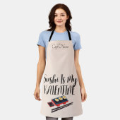 Sushi is mijn Valentijn Schort (Gedragen)