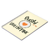 Sushi is mijn Valentijn, sushi Notitieboek (Linkerzijde)