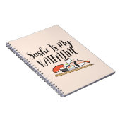 Sushi is mijn Valentijn , Sushi Notitieboek (Rechterzijde)
