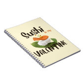 Sushi is mijn Valentijn, sushi Notitieboek (Rechterzijde)