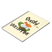 Sushi is mijn Valentijn, sushi Notitieboek (Linkerzijde)