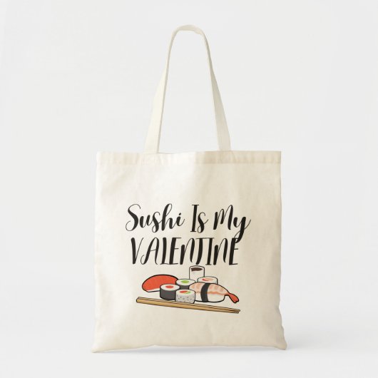 Sushi is mijn Valentijn Tote Bag (Voorkant)
