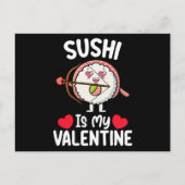 Sushi is mijn Valentijnsdag grappig Japans eten Briefkaart (Voorkant)