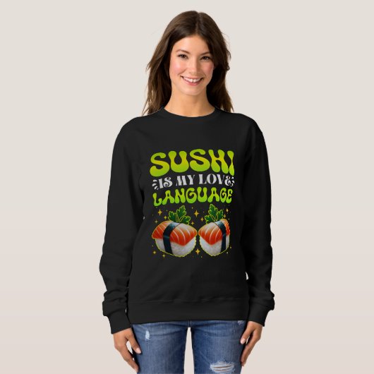 sushi is my love language trui (Voorkant volledig)