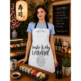 Sushi Is My Valentine , sushi Schort