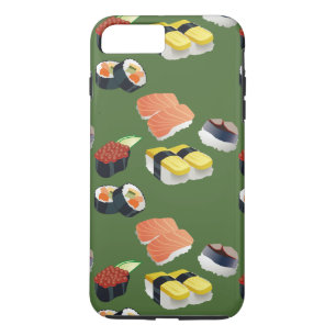 sushi japan green phone cover