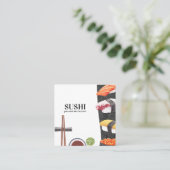 Sushi Japanese Food Visitekaartje (Staand voorkant)