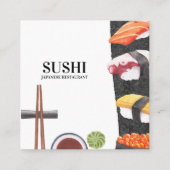 Sushi Japanese Food Visitekaartje (Voorkant)