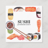 Sushi Japanese Food Visitekaartje (Voorkant)