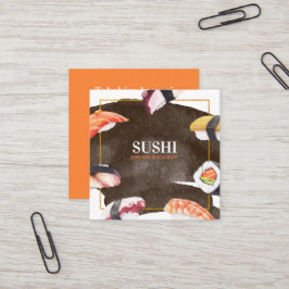 Sushi Japanese Food Visitekaartje