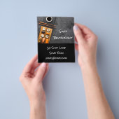 Sushi Japanese stylish food restaurant Flyer (Hand)