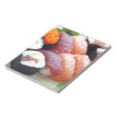 Sushi Japans Aziatisch voedsel raw Sashimi Fresh R Notitieblok (Linkerzijde)