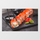 Sushi Japans Bord Power Fish Asia Aziatisch Raamsticker (Vel)