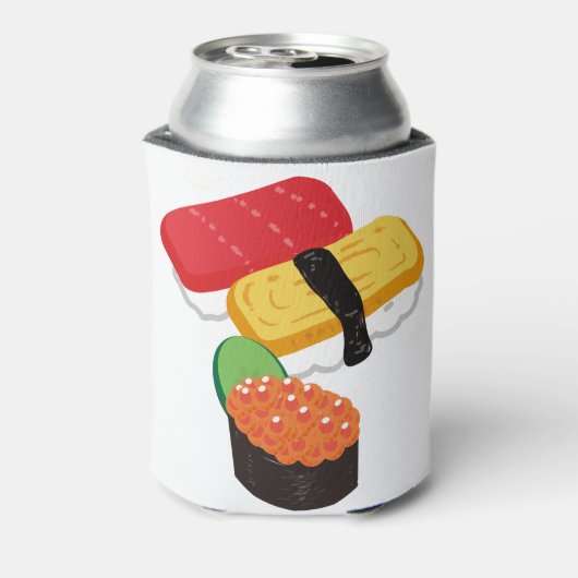 Sushi Japans eten Blikjeskoeler (Blikje Achterkant)