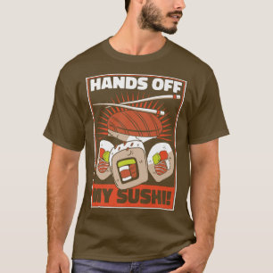 Sushi Japans eten Maki Sushi Kawaii hands van pr T-shirt