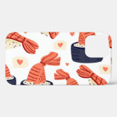 Sushi Japans Eten Naadloos Patroon Case-Mate iPhone Case (Achterkant (horizontaal))