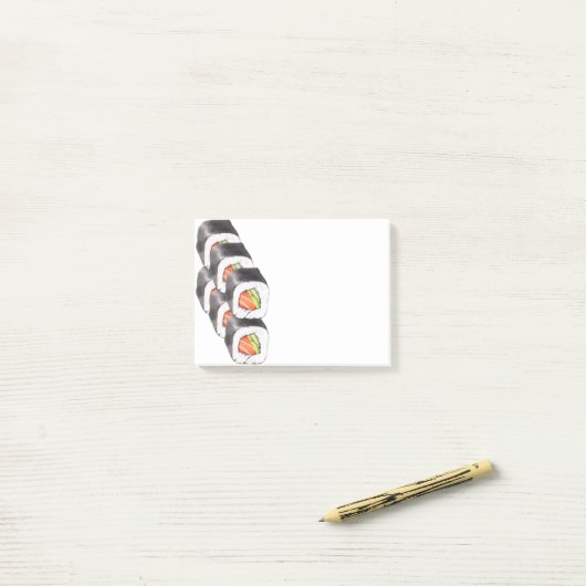 Sushi Japans eten Post-it® Notes (Op bureau)