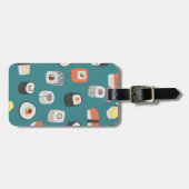 Sushi Japans Food Art, aangepaste naam Bagagelabel (Voorkant horizontaal)