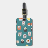 Sushi Japans Food Art, aangepaste naam Bagagelabel (Voorkant verticaal)