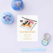 Sushi Japans modern voedselrestaurant Flyer (Enkel)