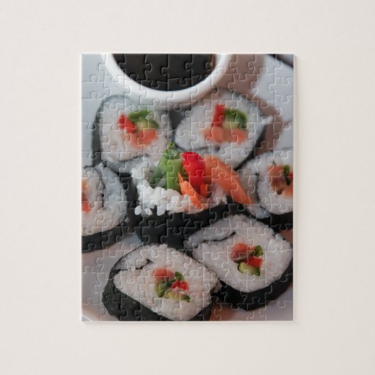Sushi Japans Restaurant Saus Legpuzzel (Verticaal)