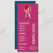 Sushi Japans restaurant sushi menu (Voorkant / Achterkant)