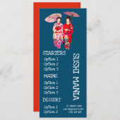 Sushi Japans restaurant sushi menu (Voorkant / Achterkant)