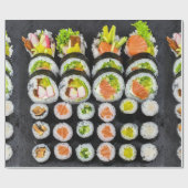 Sushi Japans voedselpatroon Cadeaupapier (Vlak)