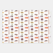 Sushi Japans voedselpatroon Inpakpapier Vel (Voorkant 3)