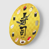 Sushi (Japanse kalligrafie) Grote Klok (Hoek)