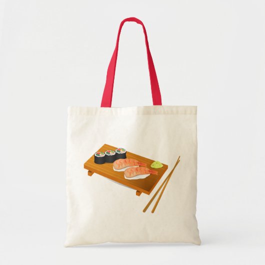 Sushi Japanse kunst Tote Bag (Voorkant)