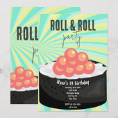 Sushi Kaart (Voorkant / Achterkant)