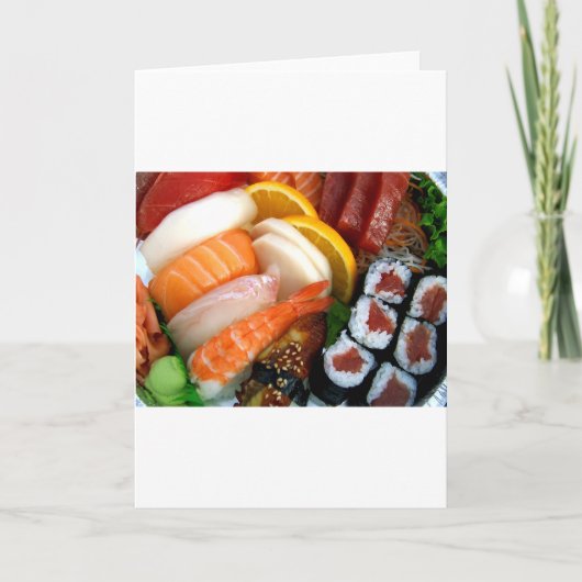 Sushi Kaart (Voorkant)