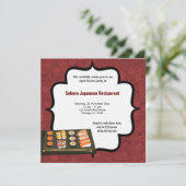 Sushi Kaart (Staand voorkant)