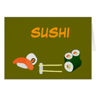 Sushi-kaart