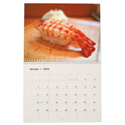 sushi kalender (Jan 2026)