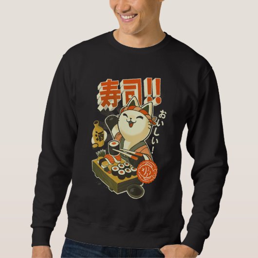 Sushi Kat Chef Trui (Voorkant)