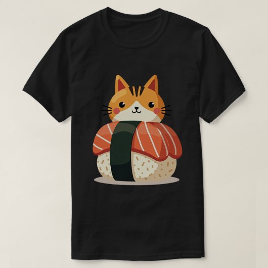 Sushi Kat T-shirt (Design voorkant)