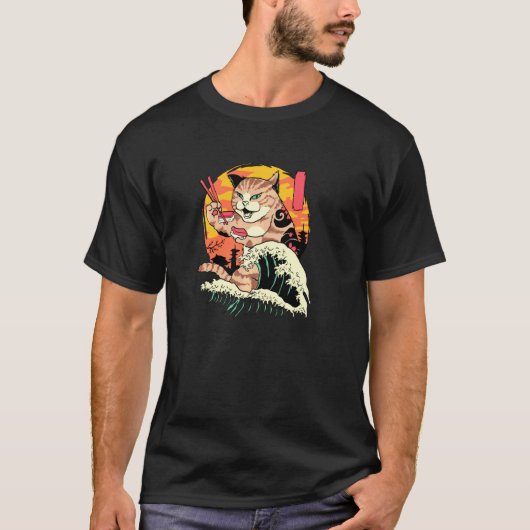 Sushi Kat Trui T-shirt (Voorkant)