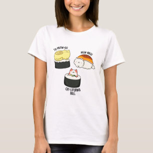 Sushi Katten Grappig Sushi Pun T-shirt