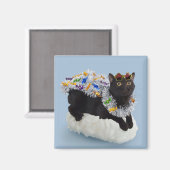 Sushi kattenmagneet magneet (Voorkant / Achterkant)