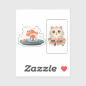 sushi kawai stickers (Vel)