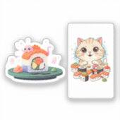 sushi kawai stickers (Voorkant)