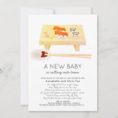 Sushi Kawaii Baby shower per post Kaart (Voorkant)