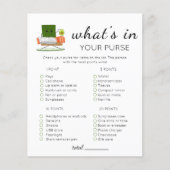 Sushi Kawaii Baby shower Wat zit er in je tas Flyer (Voorkant)