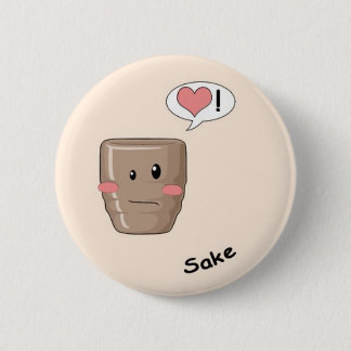 Sushi kawaii ronde button 5,7 cm