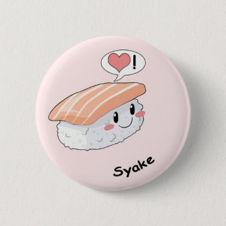Sushi kawaii ronde button 5,7 cm