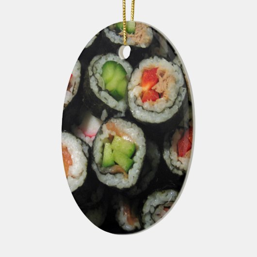 Sushi Keramisch Ornament (Links)